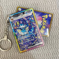 Vaporeon-EX Card Quicksand Keychain