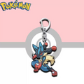 Fighting‑Style Anime Acrylic Keychain, Metal Hook Bag Charm Ornament for Daily Use