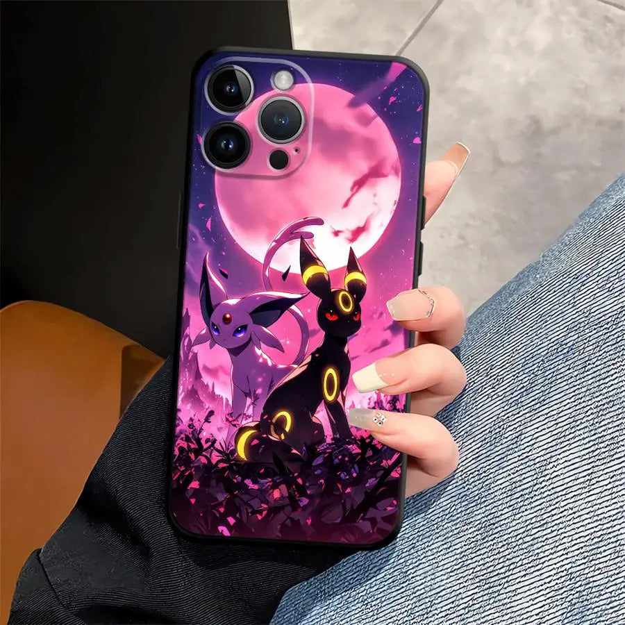 Hot Anime Pokemon Funda Phone Cover Phone Case For Apple iPhone