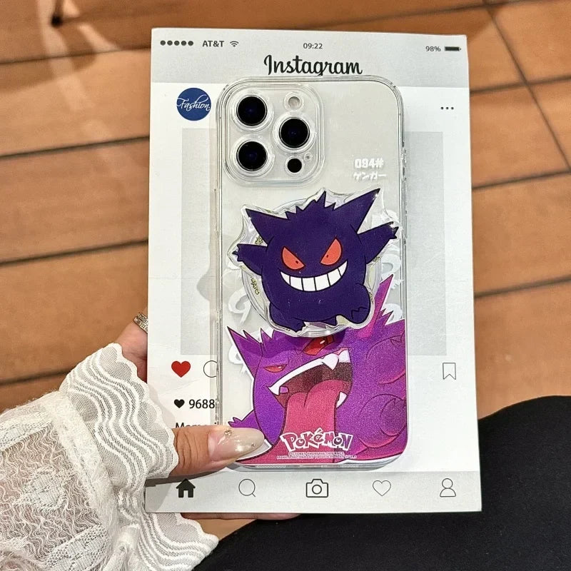 Cute Gengar Mega Phone Case For iPhone
