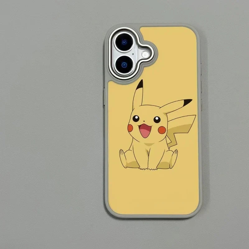 Luxury Pokemons Cute Picachu Phone Case For iPhone